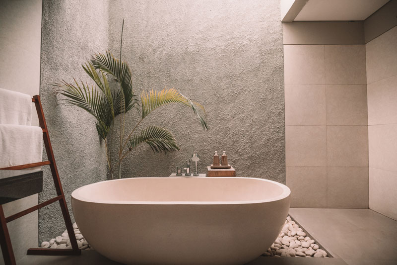 Spa-style bathroom renovation